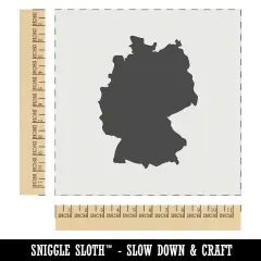 Germany Country Solid Wall Cookie DIY Craft Reusable Stencil