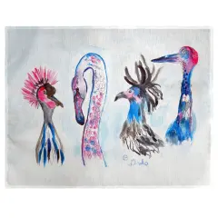 Betsy Drake Loony Birds Place Mat Set of 4