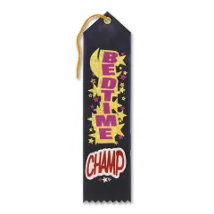 Bedtime Champ Award Ribbon (Pack of 6)