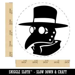 Plague Doctor Mask Rubber Stamp for Stamping Crafting Planners