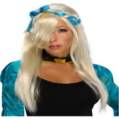 Adult Blonde Asian New Rave Geisha Girl Samurai Wig