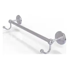 Prestige Monte Carlo Collection 18 Inch Towel Bar With Integrated Hooks - Pmc-41-18-Hk-Sch