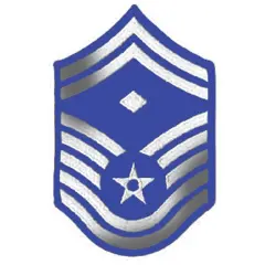 EagleEmblems P03112 Rank-USAF,E8,SR.MSG.Dia (LRG) (1-9/16'')
