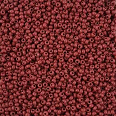 John Bead 8/0 Terra Intensive Matte Czech Glass Seed Beads, 500g Brown