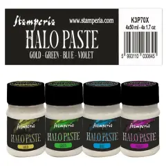 Stamperia Halo Paste 50ml 4/Pkg-Assorted