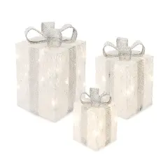 Lighted Presents (Set of 3)