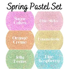 Glitter Spring Pastel Set by Glitter Heart Co.&trade;