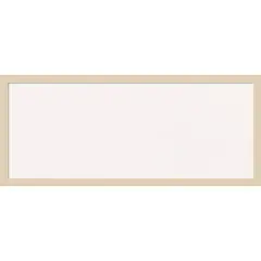 Svelte Wood Framed Corkboard, White Cork Natural