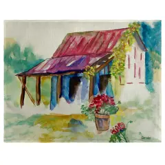 Betsy Drake Barn & Geraniums Place Mat Set of 4