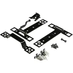 National Hardware - V8432 Gate Suite - Craftsman Black