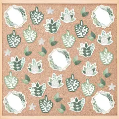 Big Dot of Happiness Eucalyptus Greenery - DIY Classroom Decorations - Bulletin Board Cut-Outs - Set of 40