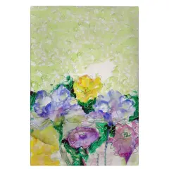 Betsy Drake Watercolor Garden Guest Towel