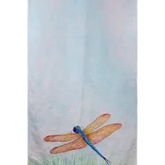 Betsy Drake Amber & Blue Dragonfly Beach Towel Multicolor