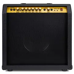 LyxPro Electric Guitar Amp, 60 Watt Portable Amplifier Black