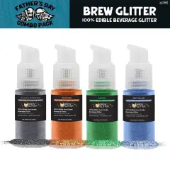 Father's Day Brew Glitter Spray Pump Combo Pack Collection B (4 PC SET)