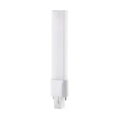 Satco S18400 4.5W LED PL 2-PIN 2700K G23 360deg Type B Ballast Bypass Lamp