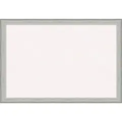 Bel Volto Silver Wood Framed Corkboard, White Cork