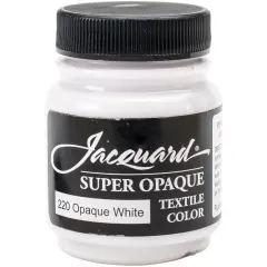 Jacquard Textile Color Fabric Paint 2.25oz-Super Opaque White