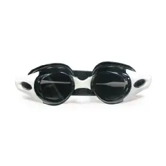 Swim Central 7" Black and White Advanced Pro Goggles Swimming Pool Accessory for Adults