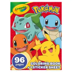 Crayola Coloring Book-Pokemon, 96 Pages