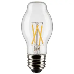 Satco 5w BT15 LED 4000K Medium Base Dimmable - 40w equiv Cool White