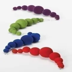 Roman 10" Merry Holidaze Purple Velveteen Ball Swag Christmas Ornament