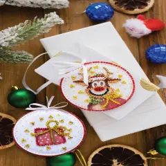Bead Embroidery Decoration Kit- Christmas guest