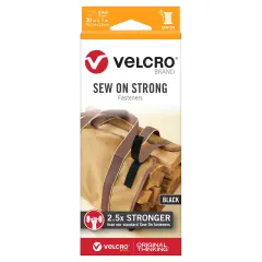 VELCRO(R) Brand Sew-On Strong Tape 1"X30"-Black