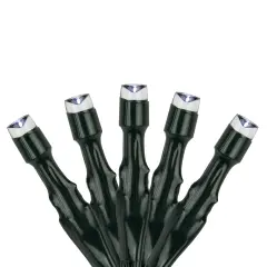 Northlight LED Solar Power Christmas Light Set - Pure White - 66.25' Green Wire - 200ct