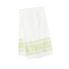 Rose Trellis Jacquard Peridot Cotton Woven Kitchen Towel