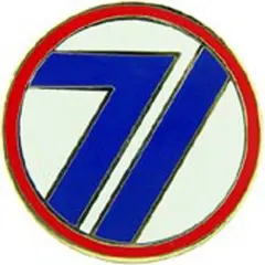 U.S. Army 71st Infantry Division Pin 1"