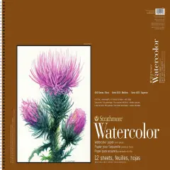 Strathmore Watercolor Spiral Paper Pad 18"X24"-140lb Cold Press, 12 Sheets