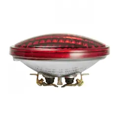 4414R - 18w 12.8v PAR36 Red Halogen - GE 24487 Replacement Bulb