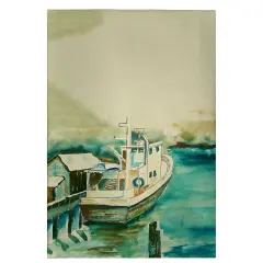 Betsy Drake Oyster Boat Guest Towel