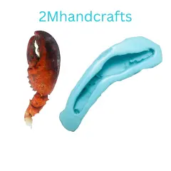 1pc Realistic Cooked Right Lobster Claw Silicone Mold| Food Shape Silicone Mold| Soap| Candle | Mold for Wax| Mold for Resin| Not Food Grade
