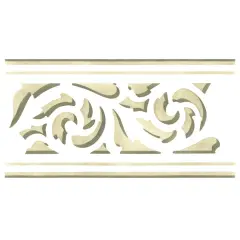 Small Trellis Molding Wall Stencil | 2912 by Designer Stencils | Pattern Stencils |