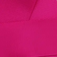 2.25" Grosgrain Ribbon Solid 187 Fuchsia 100 Yard
