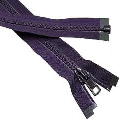 YKK 26" Vislon Zipper ~ YKK #5 Molded Plastic Sport Zipper ~ Separating - 866 Deep Purple (1 Zipper/Pack)