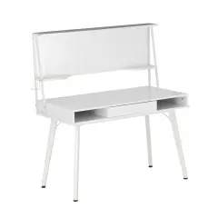 Techni Office Solutions 52.5" White Durable Computer Desk