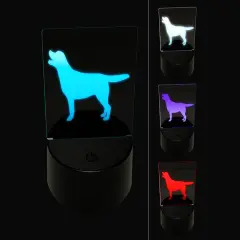 Labrador Retriever Dog Solid 3D Illusion LED Night Light Sign Nightstand Desk Lamp
