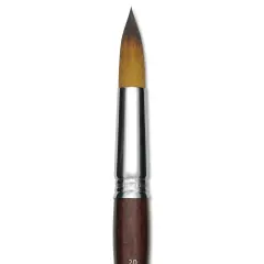 Escoda Prado Tame Synthetic Brush - Round, Short Handle, Size 20