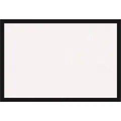 Avon Black Narrow Framed Corkboard, White Cork