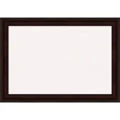 Coffee Bean Brown Framed Corkboard, White Cork