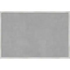 Svelte Wood Framed Magnetic Board Svelte Silver