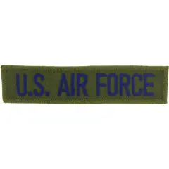 EagleEmblems PM0101 Patch-USAF,TAB (BLU/GRN) (1.125x5'')