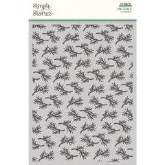 Simple Stories Trail Mix Stencil 6"X8"-Pine Branch