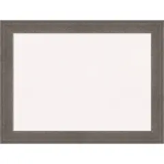 Alta Framed Corkboard, White Cork Brown Grey