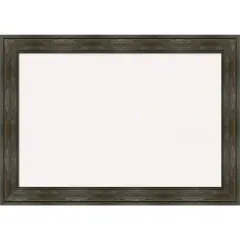 Rail Rustic Char Framed Corkboard, White Cork