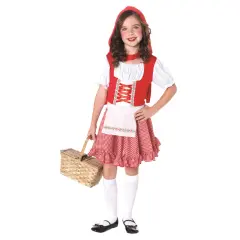 The Costume Center Red and White Girl Child Little Miss Halloween Costume - Large