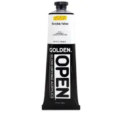 Golden Open Acrylics - Diarylide Yellow, 5 oz Tube
